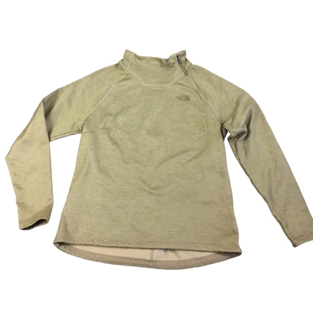 The North Face Women's Size Medium Sweatshirt Canyonlands 1/4 Zip Moab Khaki